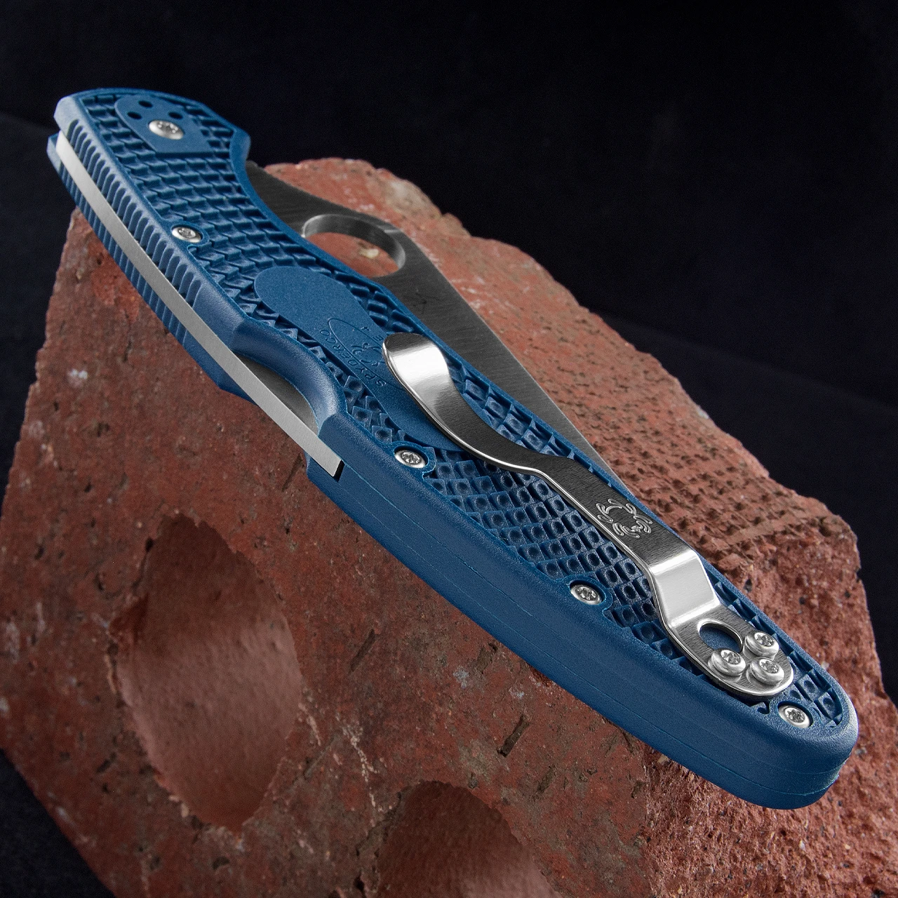 Spyderco Police Cobalt Blue | Folding Pocket Knife