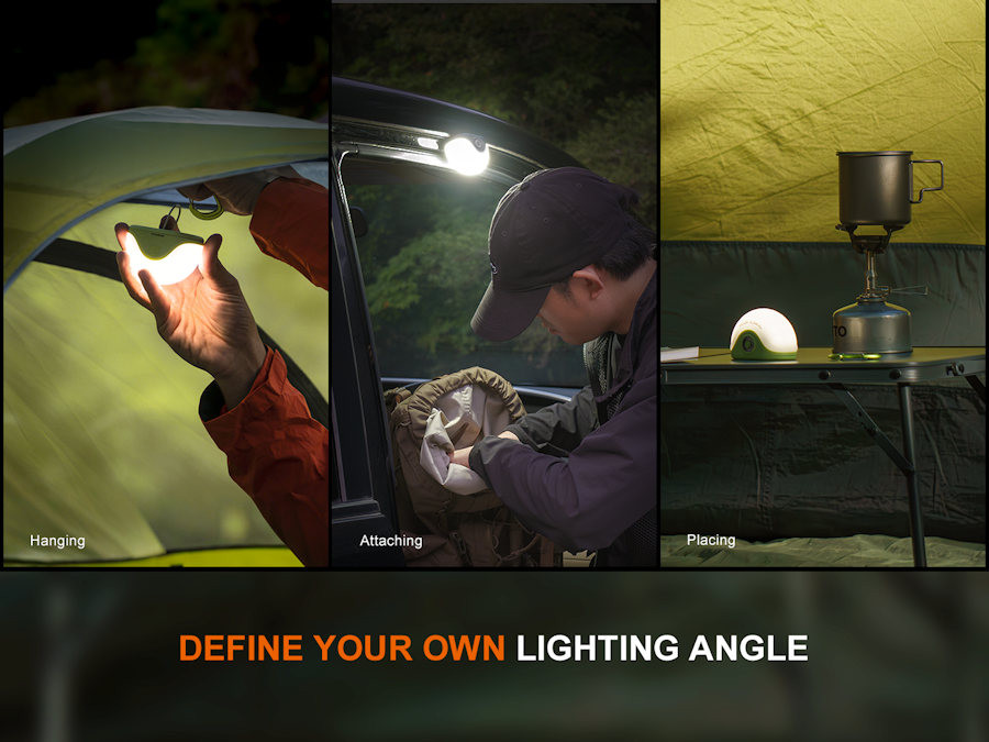 Fenix CL20R V2 Lantern Black | Camping Lantern
