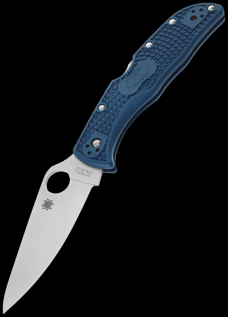 Spyderco Endela Cobalt Blue Lightweight | Folding Pocket Knife Spyderco Endela Cobalt Blue Lightweight | Folding Pocket Knife