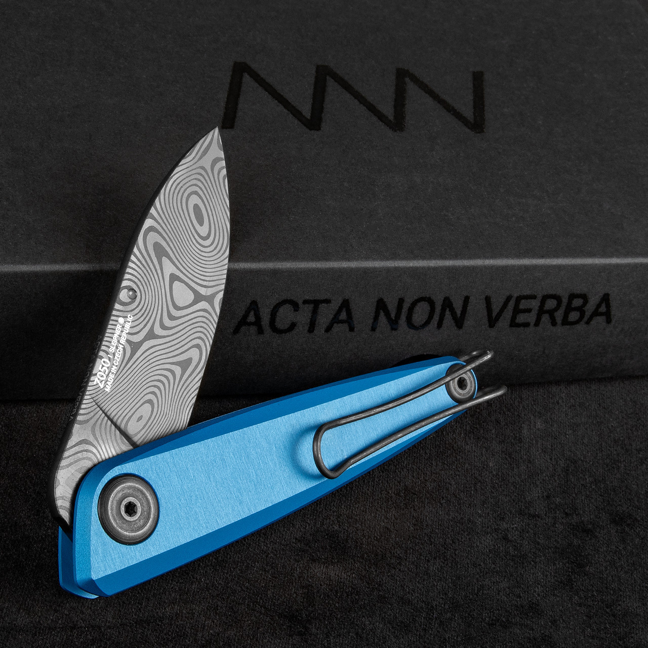Acta Non Verba Z050 DLC Black Deco | Folding Pocket Knife