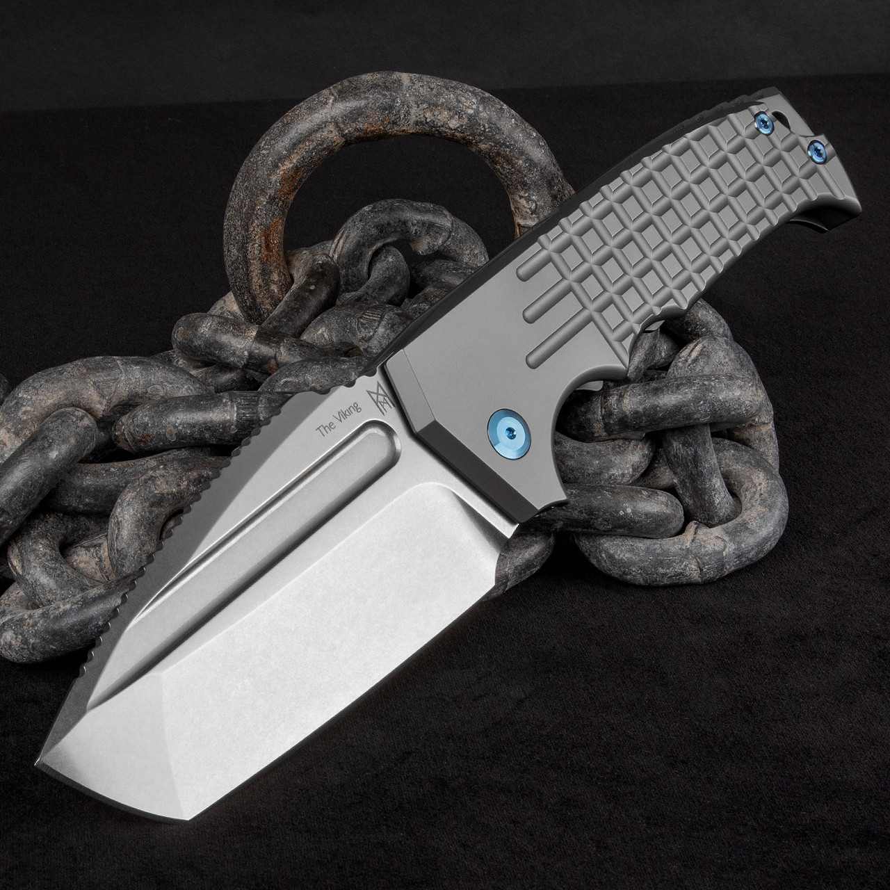 Midgards-Messer The Big Viking V3 Titanium | Folding Pocket Knife