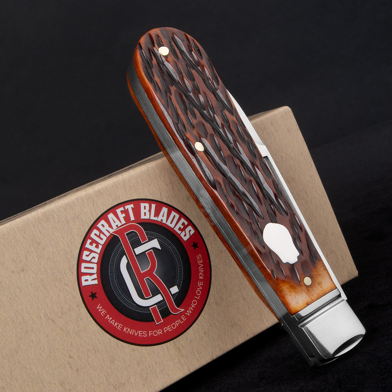 RoseCraft Nolichucky Jack Dapper Jigged Bone | UK Carry Friendly