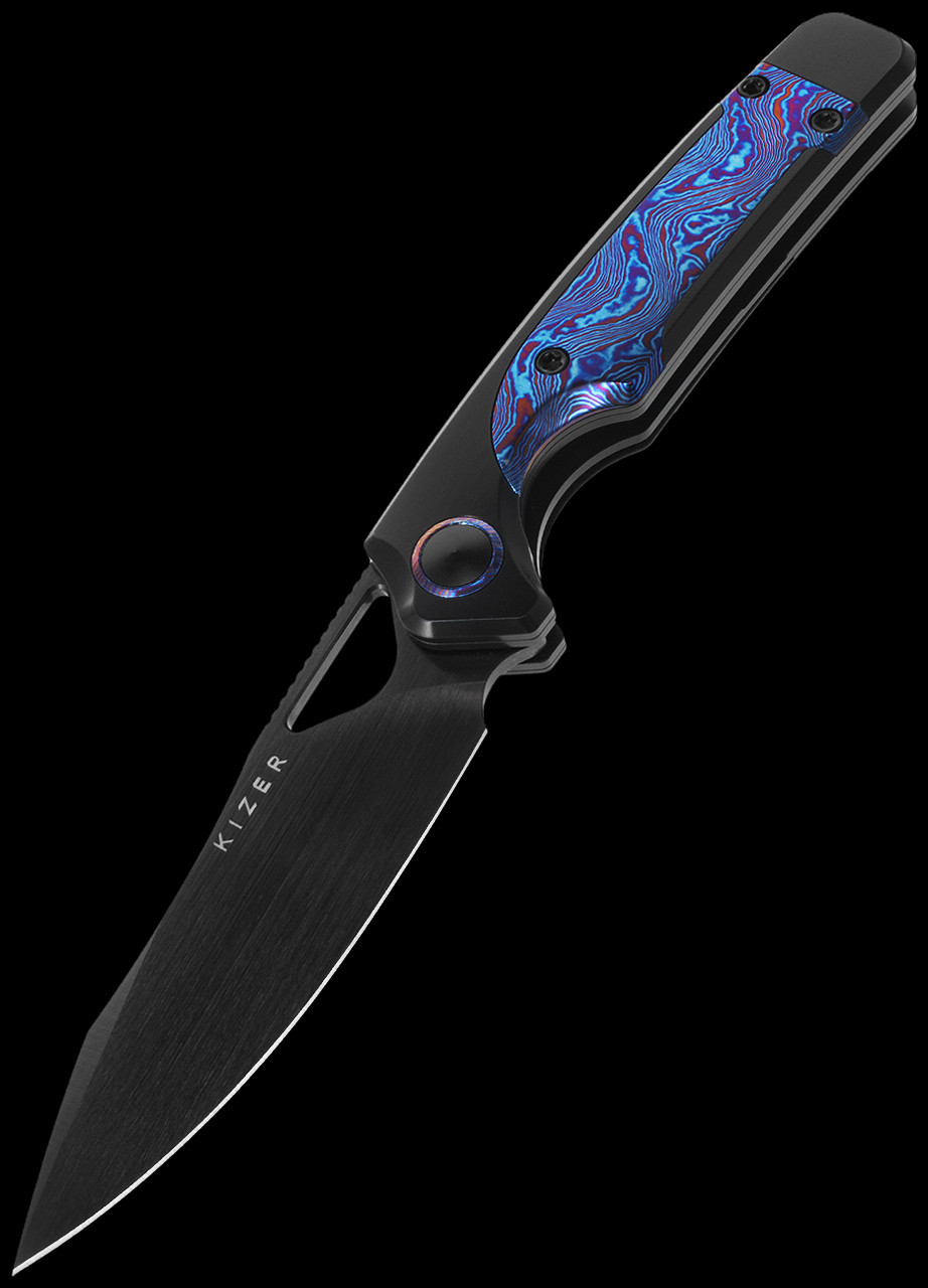 Kizer Ara Cruwear Timascus | Folding Pocket Knife