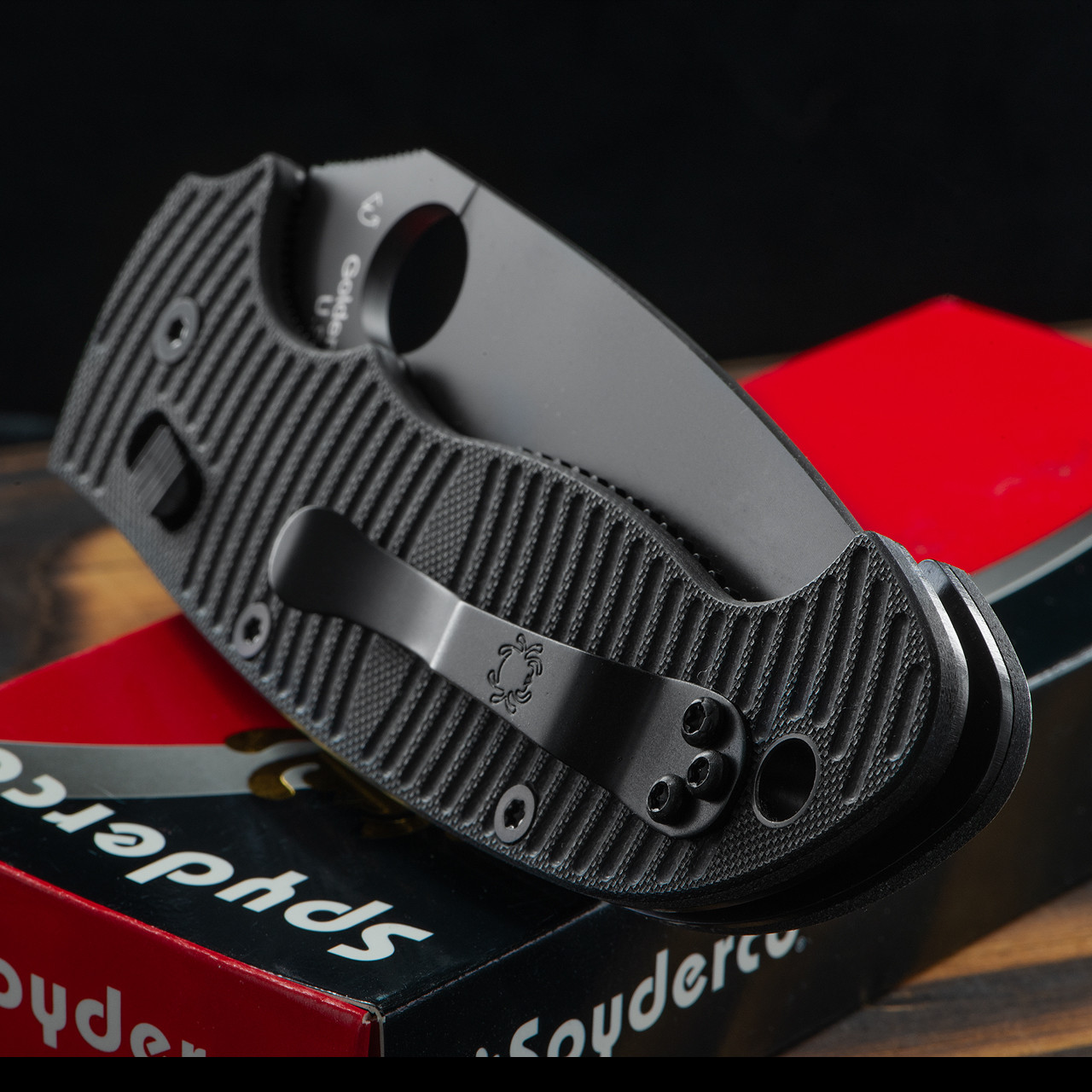 Spyderco Manix 2XL Salt Magnacut Black Folding Knife | Folding