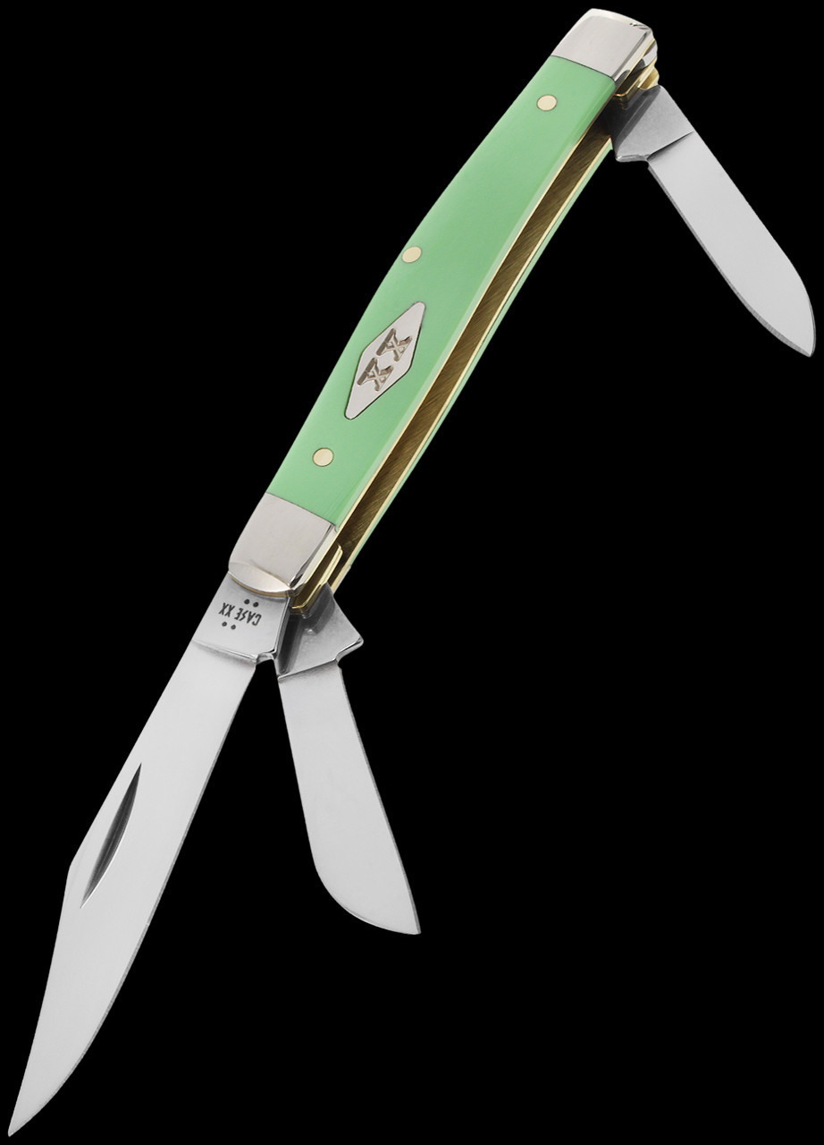 Case Trapper Mint Green Folding Knife | Folding Pocket Knife