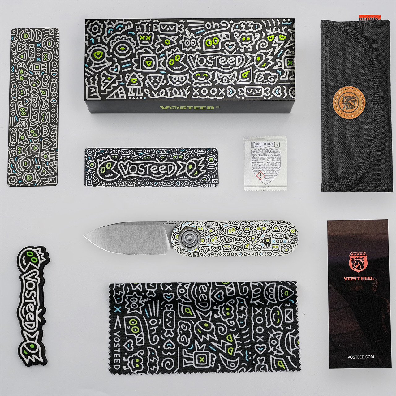 Vosteed Corgi V Vanchor Doodle | Folding Pocket Knife