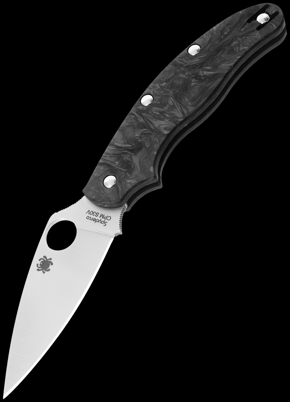 Spyderco UKPK Fat Carbon Dark Matter Heinnie® Exclusive Folding