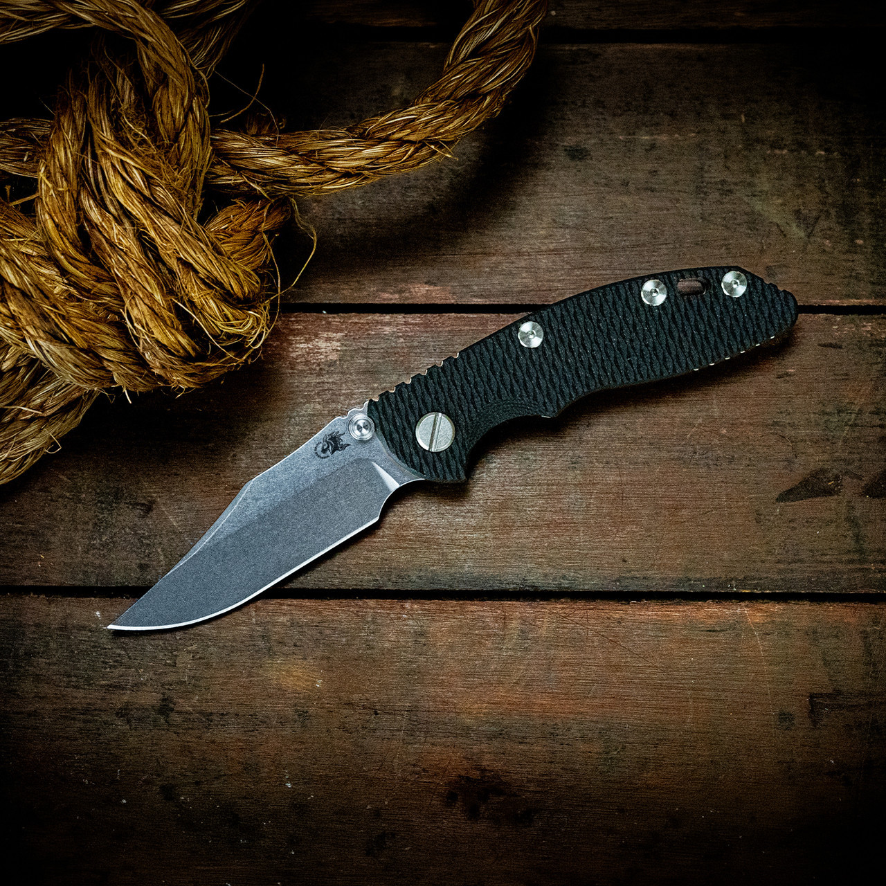 Hinderer XM-18 3.0 Bowie Bronze Blackwashed | Folding Pocket Knife