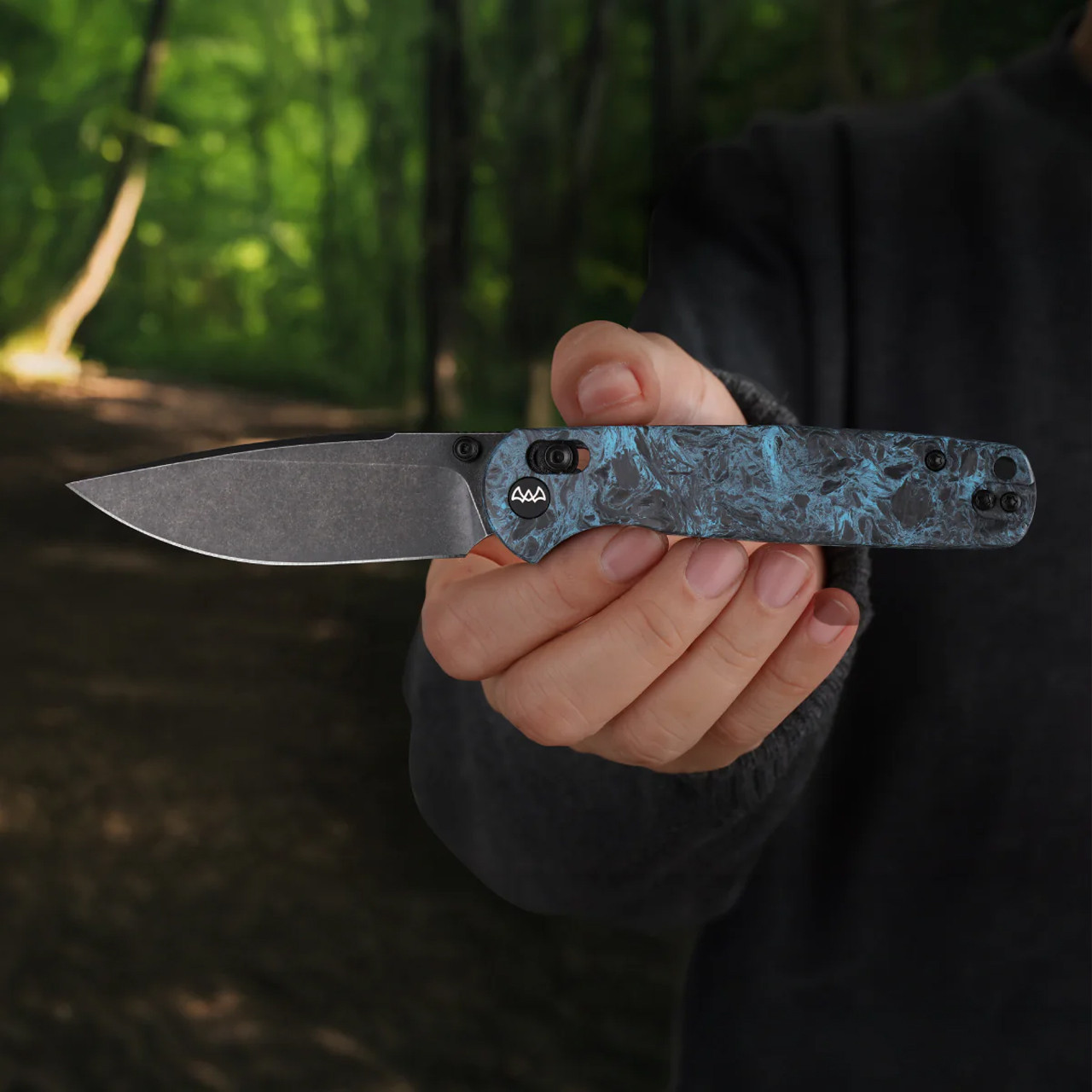 WIXCO Drax II Blue Carbon Fibre | Folding Pocket Knife