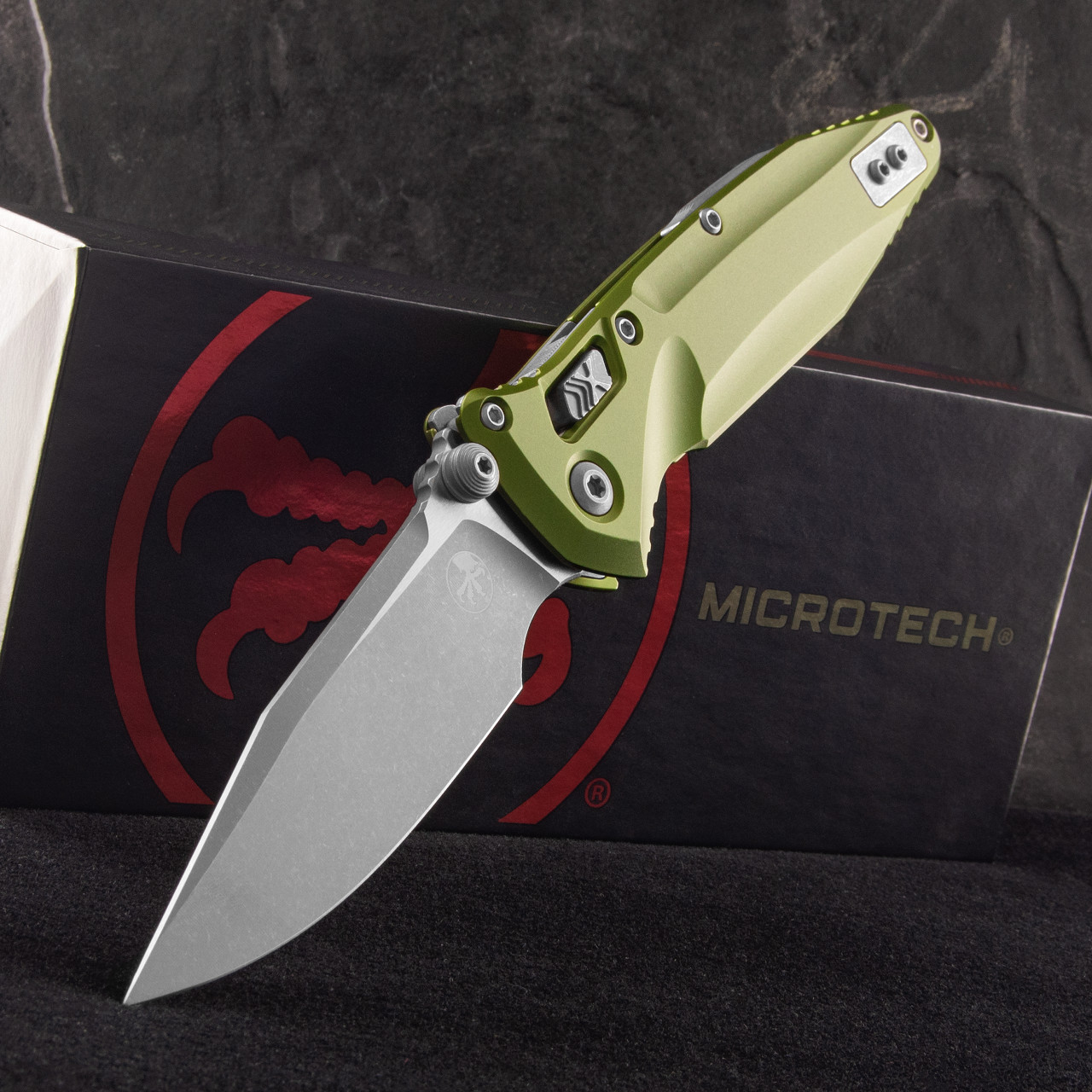 Microtech Socom Delta Ram-Lok Stonewashed | Folding Pocket Knife