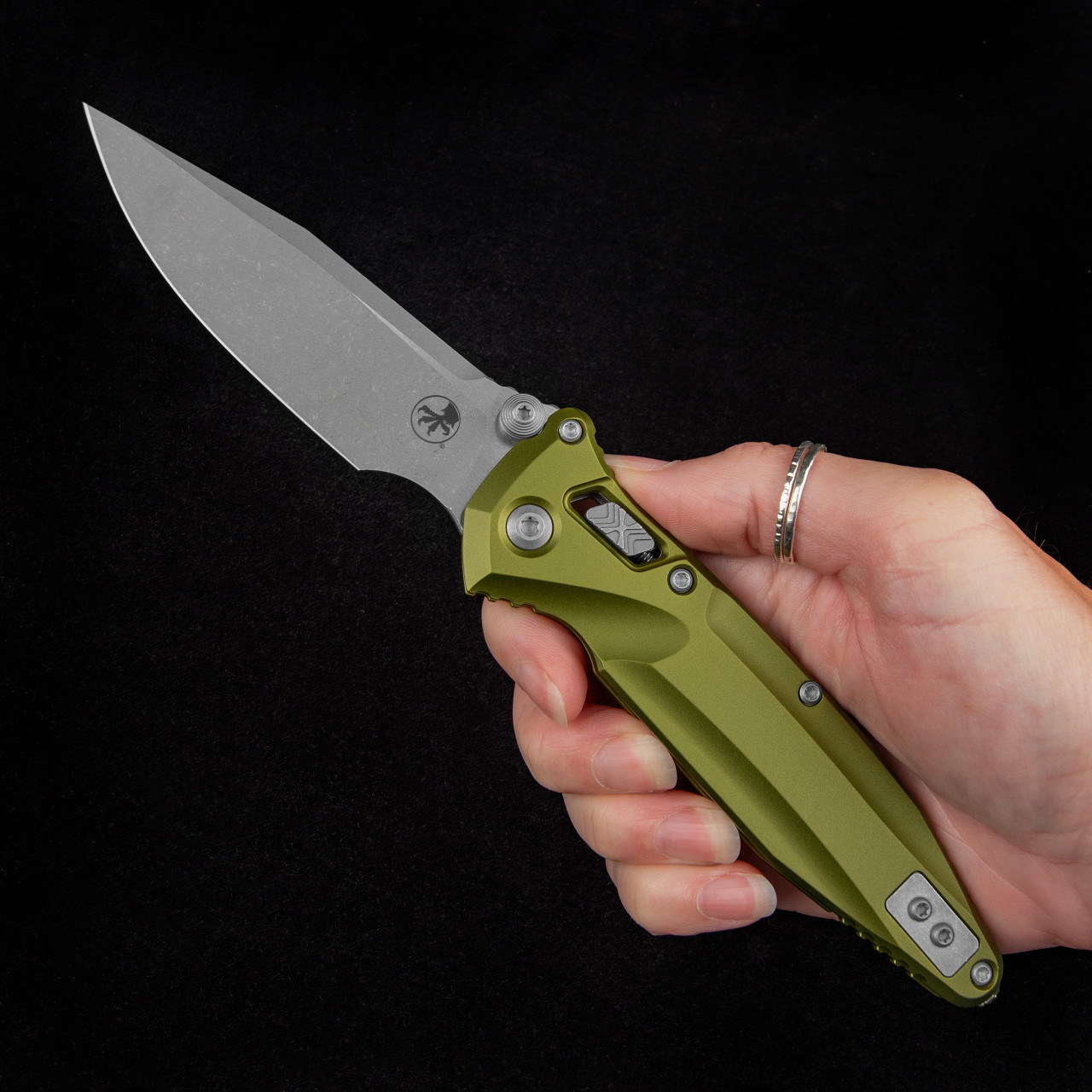 Microtech Socom Delta Ram-Lok Stonewashed | Folding Pocket Knife