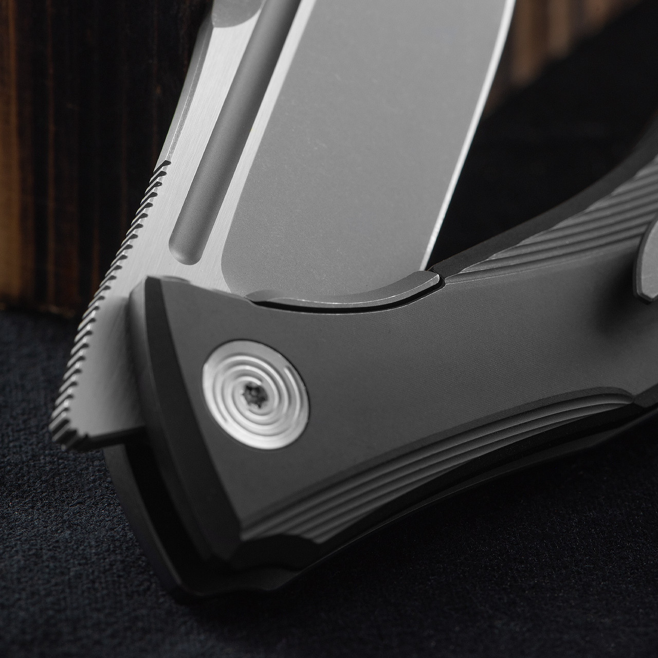 Null Ghoul Black PVD | Folding Pocket Knife