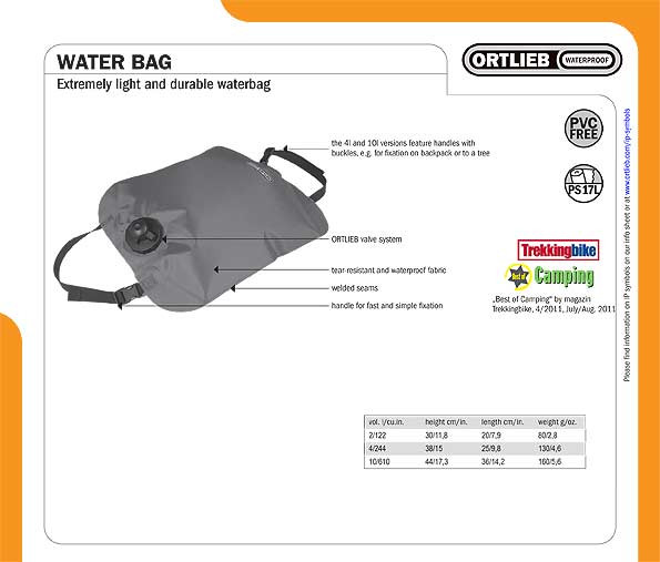 Ortlieb Water Bag