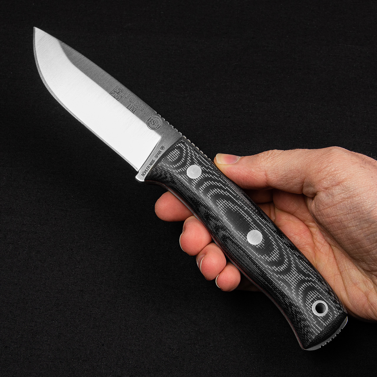 Joker BS9 Lynx Bushcraft Knife Micarta