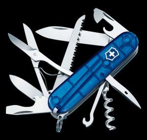 Victorinox Huntsman Blue Transparent