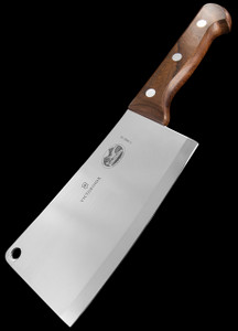 Victorinox Wood Kitchen Cleaver Maple - Fixed Blade