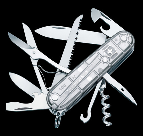 Victorinox Huntsman Blue Transparent