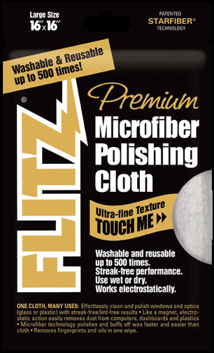 Flitz Premium Microfibre Polishing Cloth