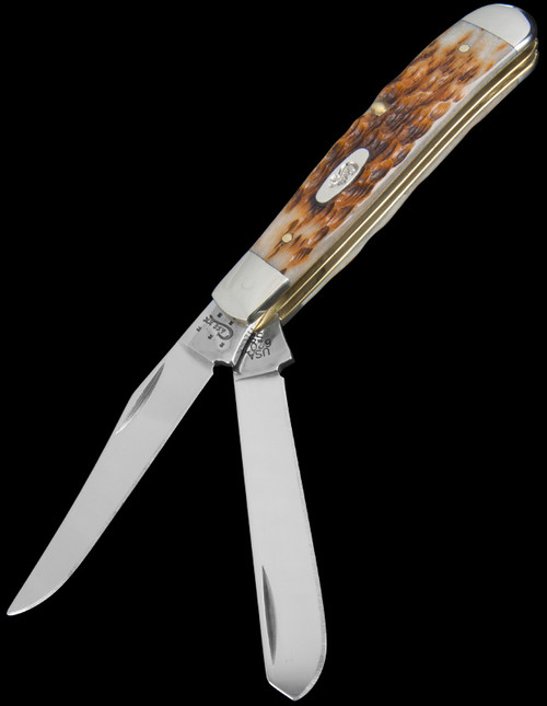 Case Mini Trapper Amber Bone
