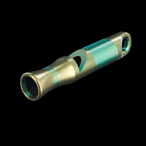 WE Knife Titanium Whistle Green