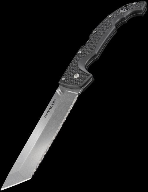 Cold Steel XL Voyager Tanto Serrated Folding Knife