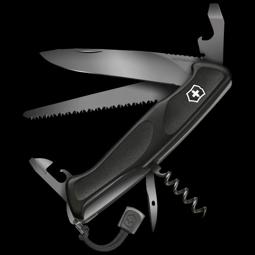 Scyzoryk Victorinox Ranger Grip 55 0.9563.C czerwono-czarny - shop