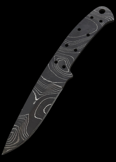 Alabama Damascus Spearpoint Blade Blank