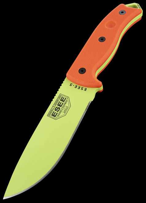ESEE-5 Venom Green Knife