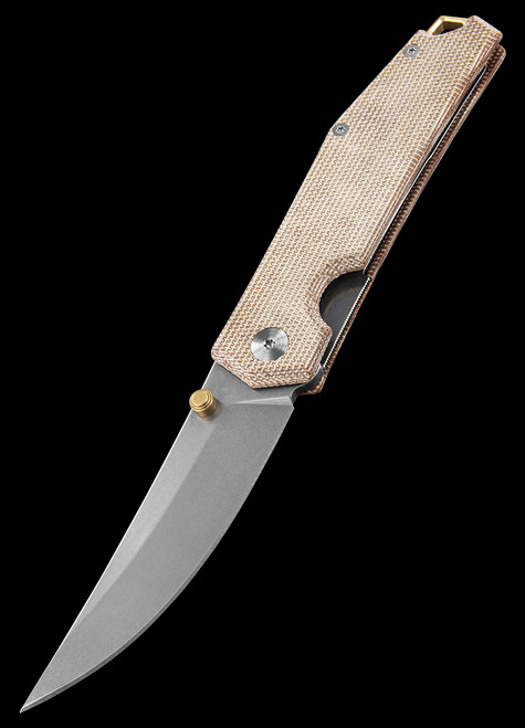 GiantMouse Grand Green Micarta M390 - Heinnie Haynes