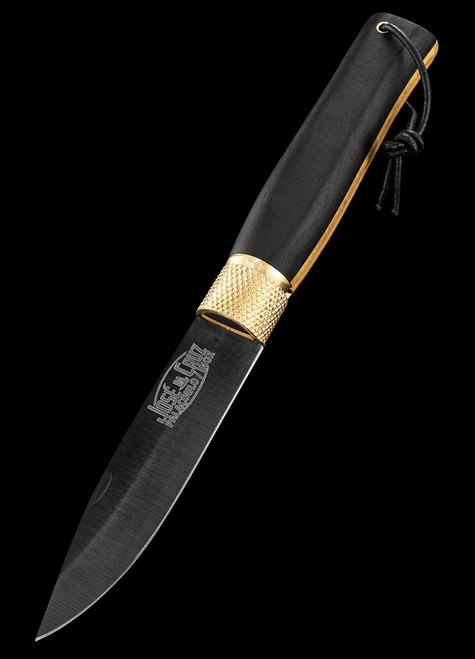 Jose da Cruz Large "Luxurious" Pocket Knife Blackwood & Boxwood