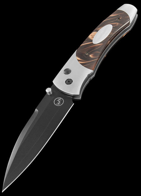 William Henry B10 Gold and Iron Folding Knife - Best Price