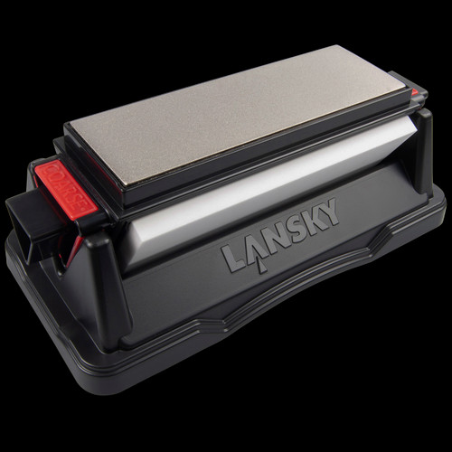 Lansky Deluxe 5-Stone Knife Sharpening System Tool with Handle Case LK005