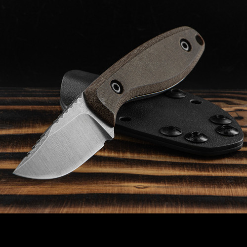 JWK Small Meridian Field Knife - Brown