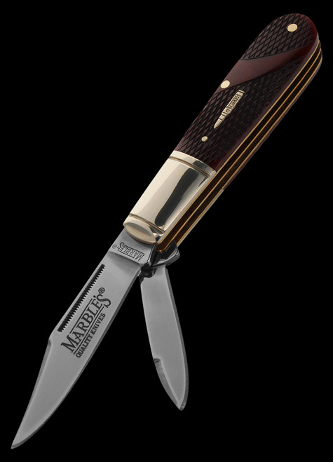 Pousutong 0 Marbles Coltello Da Lavoro: Lama In Osso Bianco Liscio, Manico Classico. Alta Qualità E Artigianalità.