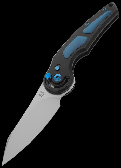 Fox Jupiter Titanium Damascus Malachite Folding Knife