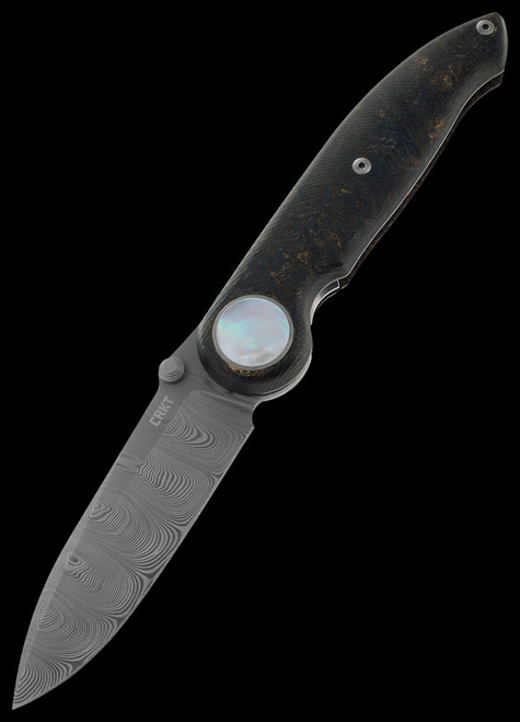 CRKT Pursue Liner Lock - Gold Dark Matter Folding Knife