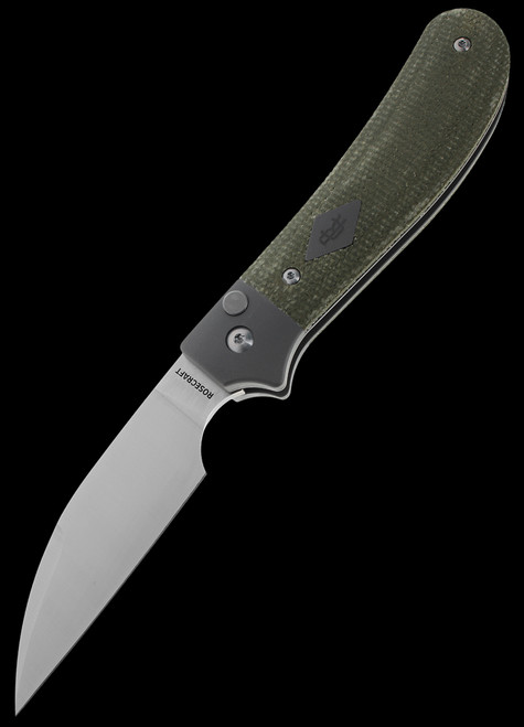 Rosecraft Clinch River Button Lock Micarta Folding Knife