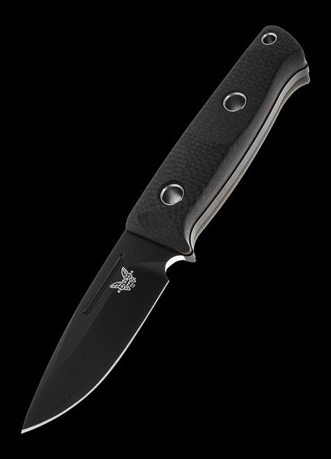 Benchmade 165BK Bushcrafter Mini Carbon Fibre Fixed Blade