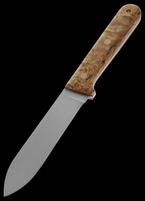 Brisa Kephart 115 - Curly Birch Fixed Blade