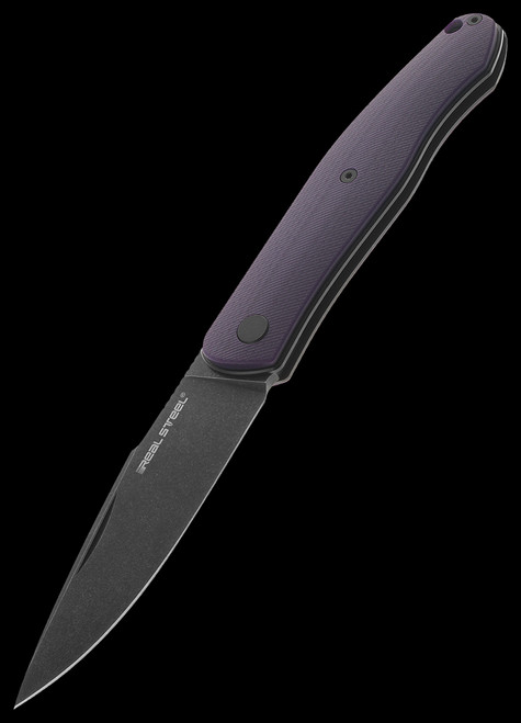 Real Steel Serenity G10 Slip Joint Purple Folding Knife