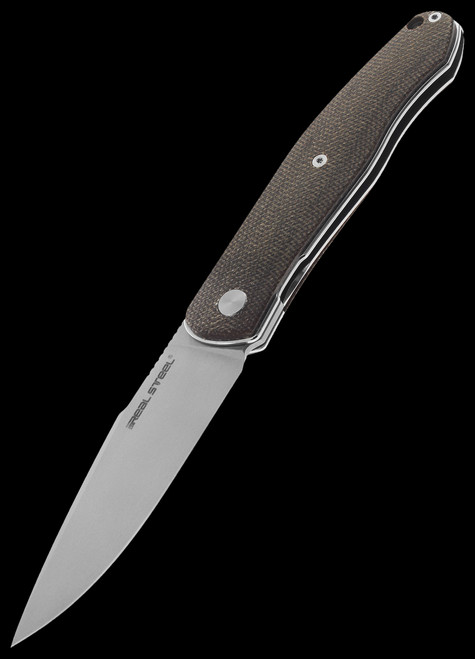 Real Steel Serenity Natural Micarta Linerlock Folding Knife