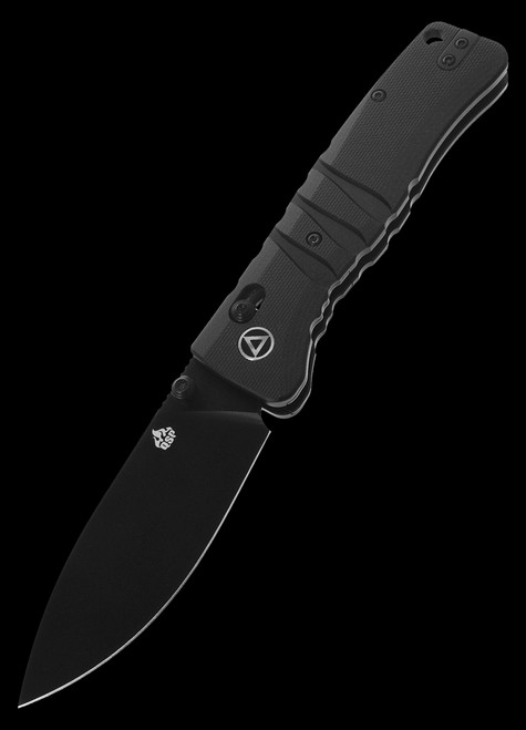 QSP Ripley G10 Black Folding Knife Black