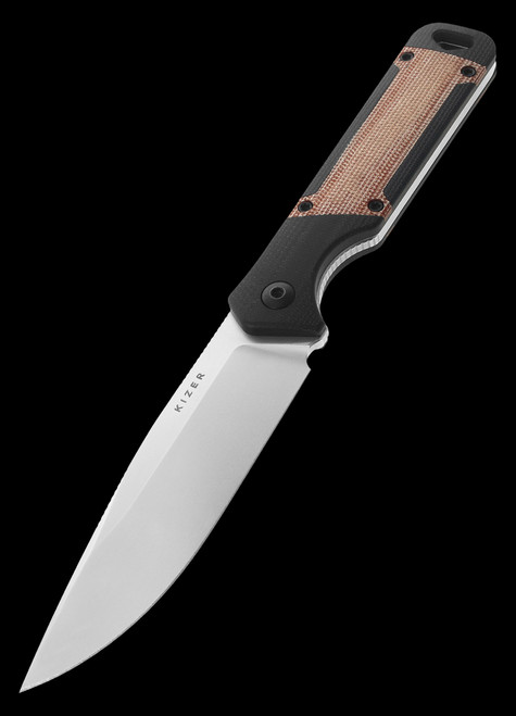 Kizer Militaw BLK G10 & Micarta