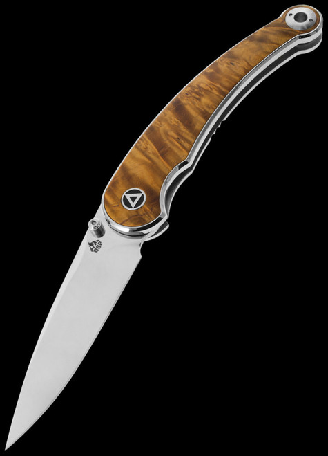 QSP Dolphin Liner Wood Folding Knife