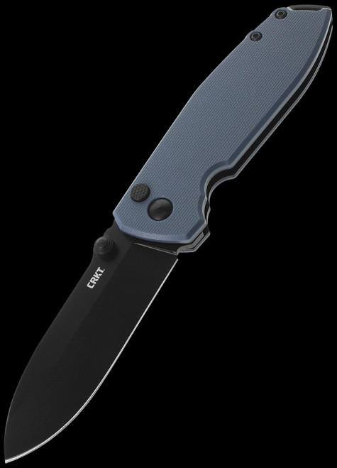 CRKT Squid XM Button Lock Grey Folding Knife