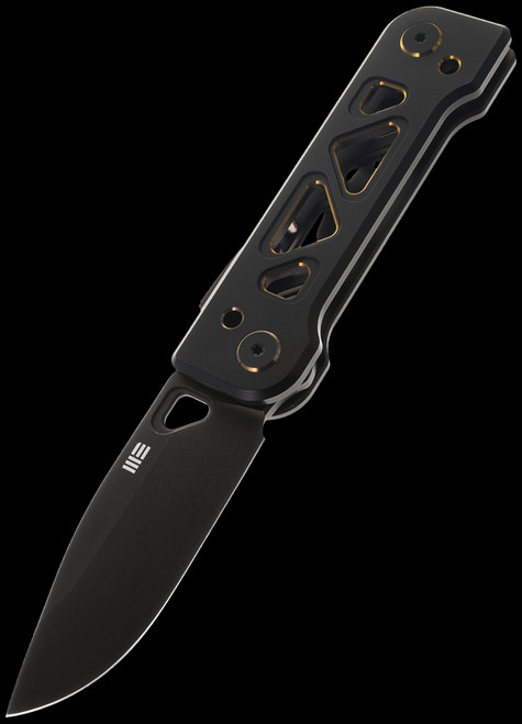 WE Knife Tyro Golden Titanium Black Folding Knife