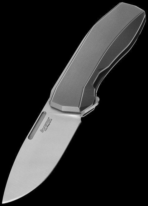 LionSteel N.ONE Titanium Grey Folding Knife