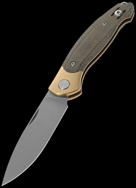 GiantMouse Ace Iona V2 Bronze Aluminium Folding Knife | Heinnie Haynes