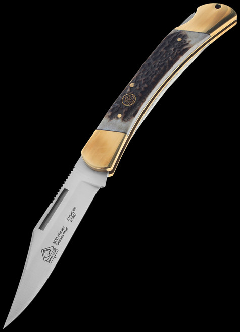 Puma SGB Bear Stag Folding Knife | Heinnie Haynes