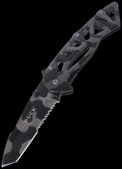 Buck 870 Bones Tiger Camo Folding Knife